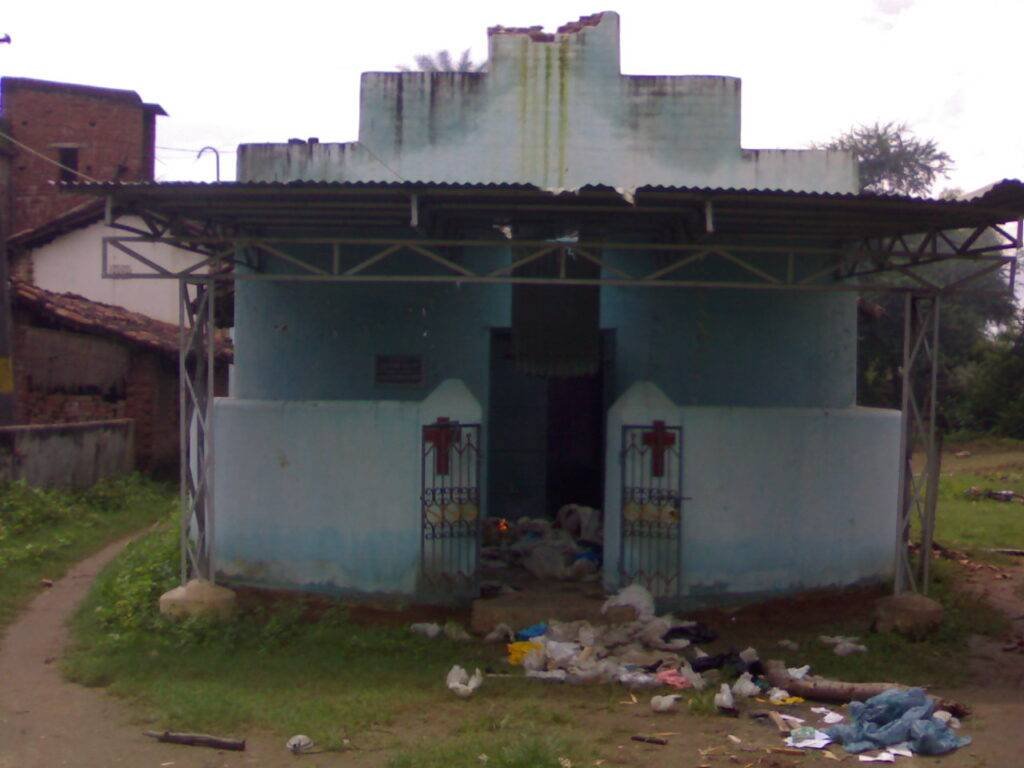 Damaged church building in India O Diário de Notícias do País!