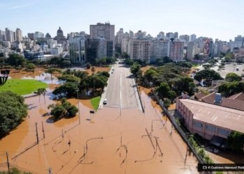 Nivel do Guaiba sobe 41 centimetros em apenas 24 horas © Gustavo Mansur Palacio Piratini O Diário de Notícias do País!