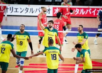 Brasil oscila mas vence Ira na Liga das Nacoes de Volei Masculino © DivulgacaoVolleyball World O Diário de Notícias do País!