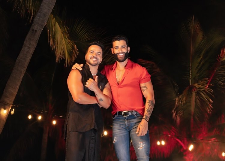 Gusttavo Lima e Luis Fonsi © Divulgação