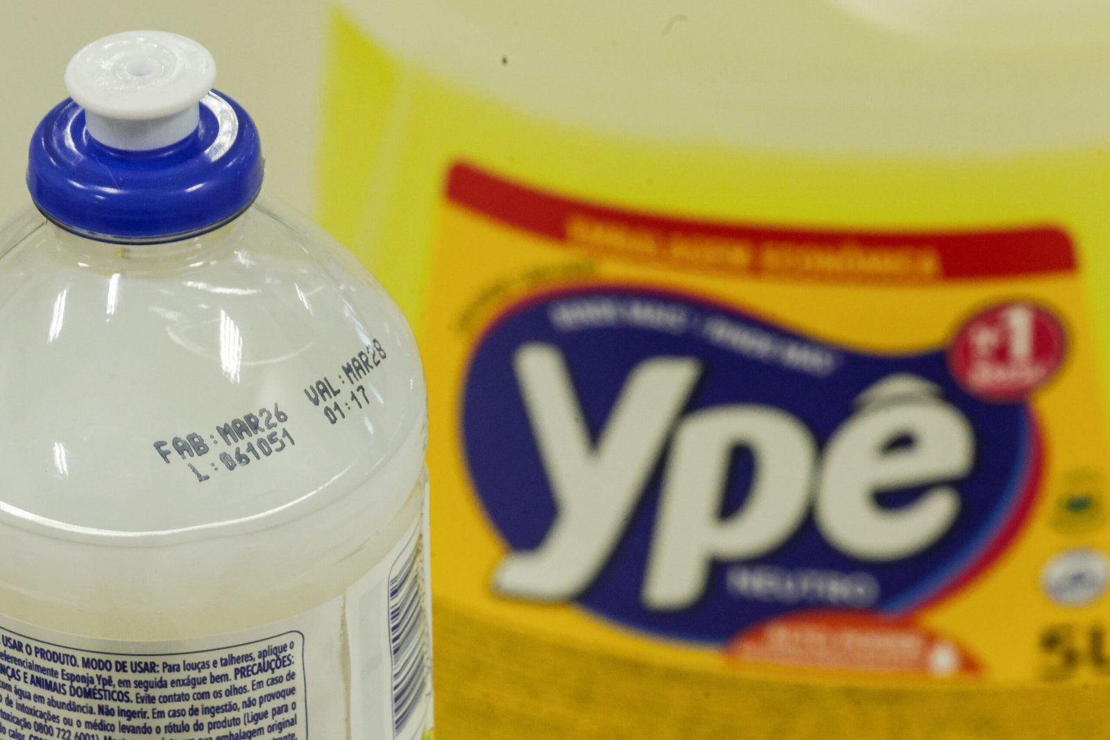 Anvisa mantém proibição para lotes de produtos Ypê com final 1