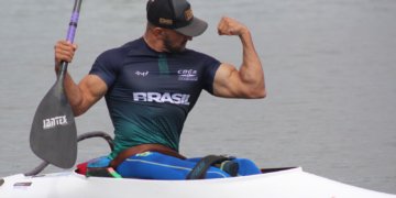 Brasil conquista dobradinha dourada na copa do mundo de canoagem na alemanha