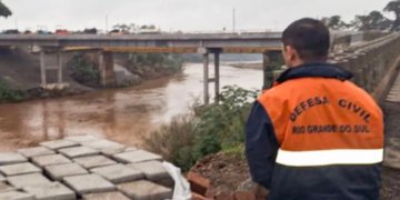 Defesa Civil alerta para temporais severos e risco de inundação no Rio Grande do Sul