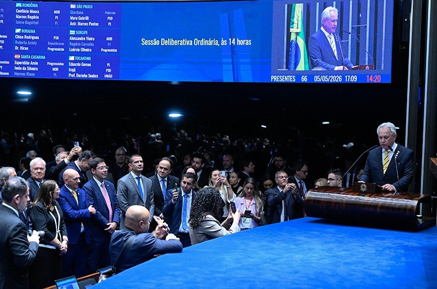 Hermes klann assume cadeira no Senado Federal por Santa Catarina