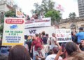 Manifestação em SP clama pelo fim da escala 6x1 e combate ao feminicídio