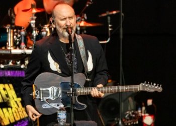 CLARKSTON, MICHIGAN - AUGUST 11: Colin Hay of Men at Work performs at Pine Knob Music Theatre on August 11, 2025 in Clarkston, Michigan. (Photo by Scott Legato/Getty Images)