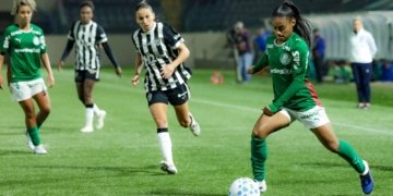 Palmeiras goleia o Atlético-MG por 4 a 1 e assume vice-liderança no BR feminino