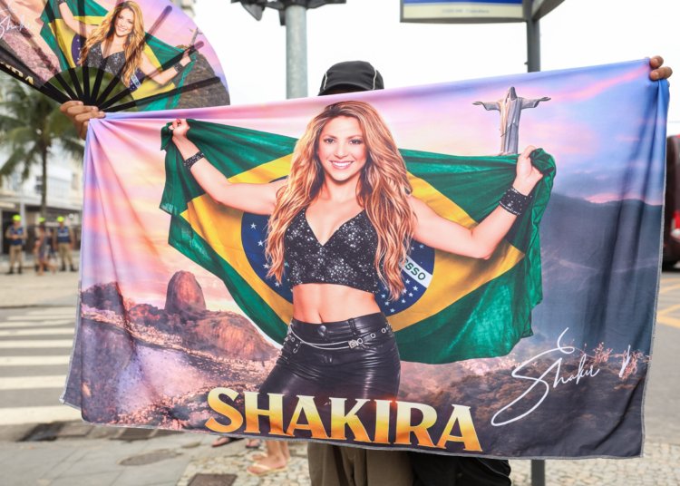 Show de shakira em copacabana altera trânsito e coloca rio em estágio 2