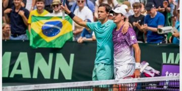 João Fonseca e Daniel Altmaier perdem final e ficam com o vice no ATP 500 de Halle