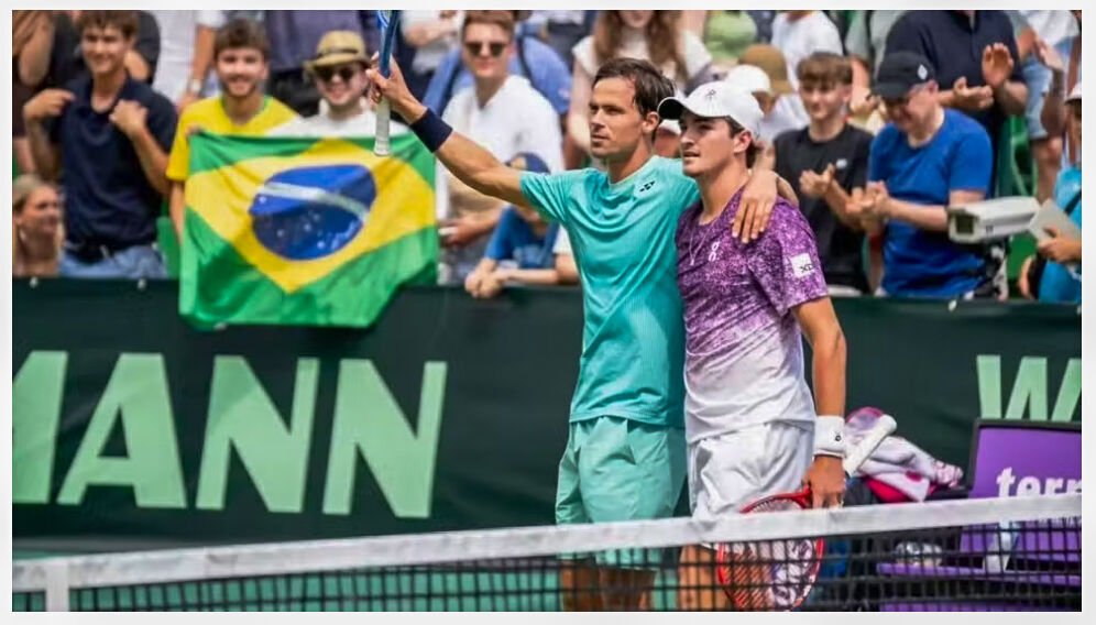 João Fonseca e Daniel Altmaier perdem final e ficam com o vice no ATP 500 de Halle