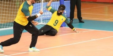 Seleção masculina de goalball atropela Ucrânia e fica perto de vaga para Los Angeles