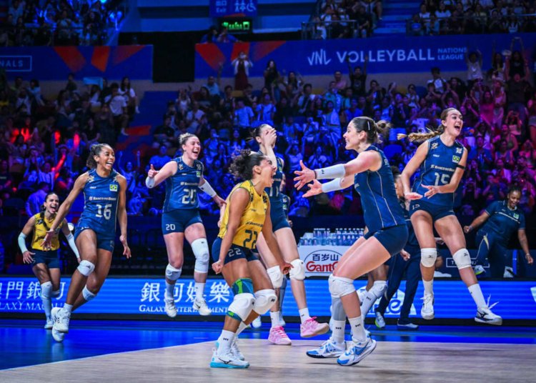 Brasil derruba a favorita Itália de virada e decide título inédito da Liga das Nações