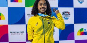 Alessandra Oliveira quebra recorde mundial e lidera pódios brasileiros no Parapan-Pacífico