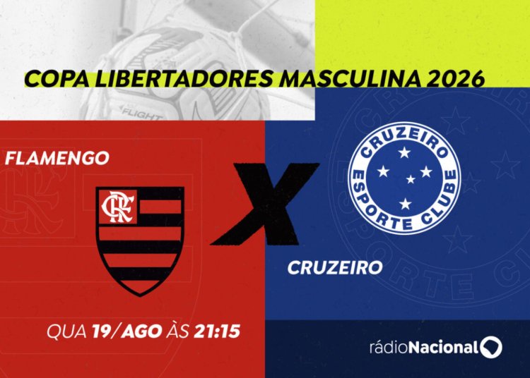 Flamengo e Cruzeiro definem vaga nas quartas da Libertadores com transmissão da Rádio Nacional