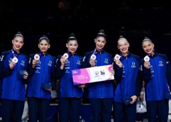 Ginástica rítmica do Brasil conquista bronze no Mundial e assegura vaga em Los Angeles 2028