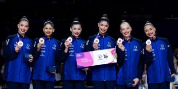Ginástica rítmica do Brasil conquista bronze no Mundial e assegura vaga em Los Angeles 2028