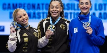 Lorrane Oliveira supera lesão e Caio Souza confirma favoritismo no Brasileiro de Ginástica