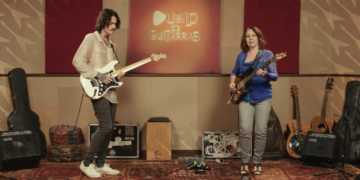 Lucas Moscardini e Lui Rabello disputam a vaga na final do reality Duelo de Guitarras