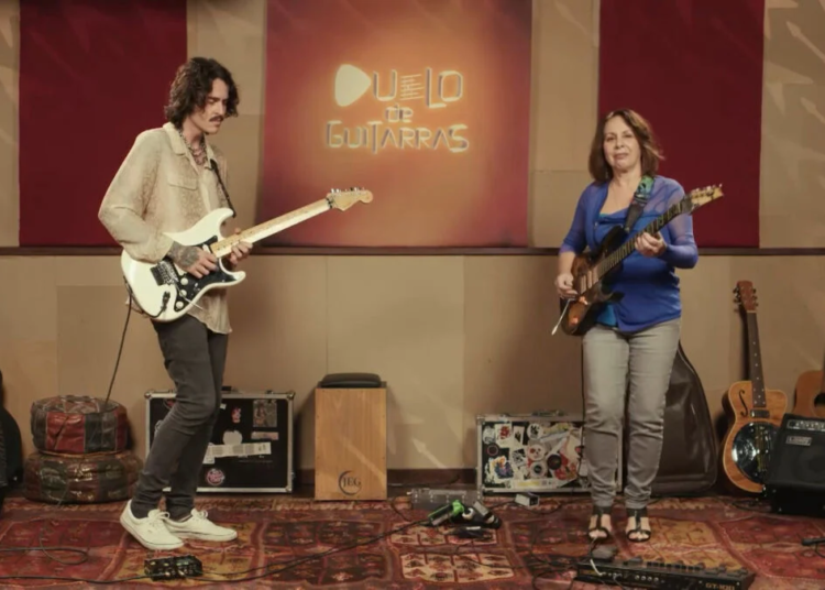 Lucas Moscardini e Lui Rabello disputam a vaga na final do reality Duelo de Guitarras