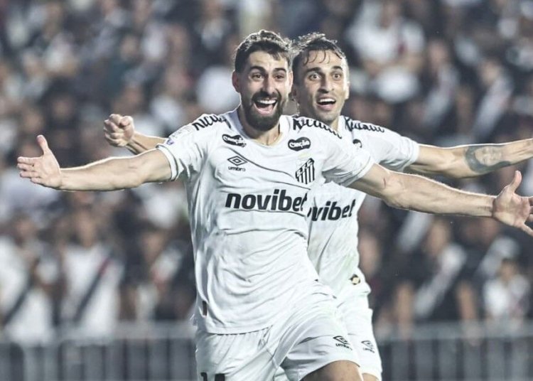 Santos vence Vasco em São Januário e deixa a zona de rebaixamento do Brasileirão
