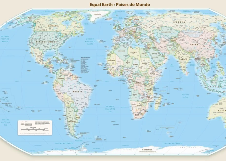 Assembleia Geral da ONU aprova novo mapa-múndi para corrigir distorções de tamanho continentais