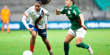 Bahia e Palmeiras empatam na Arena Fonte Nova pelas quartas de final do Brasileirão Feminino