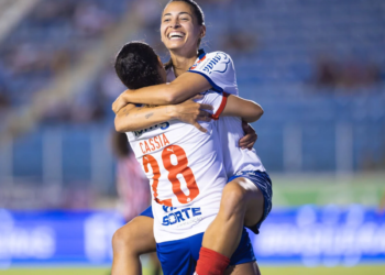 Bahia supera São Paulo no jogo de ida das quartas de final da Copa do Brasil Feminina