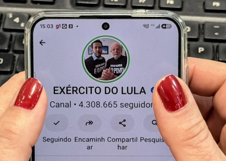Canal Exército do Lula retorna às atividades após registro oficial junto ao TSE