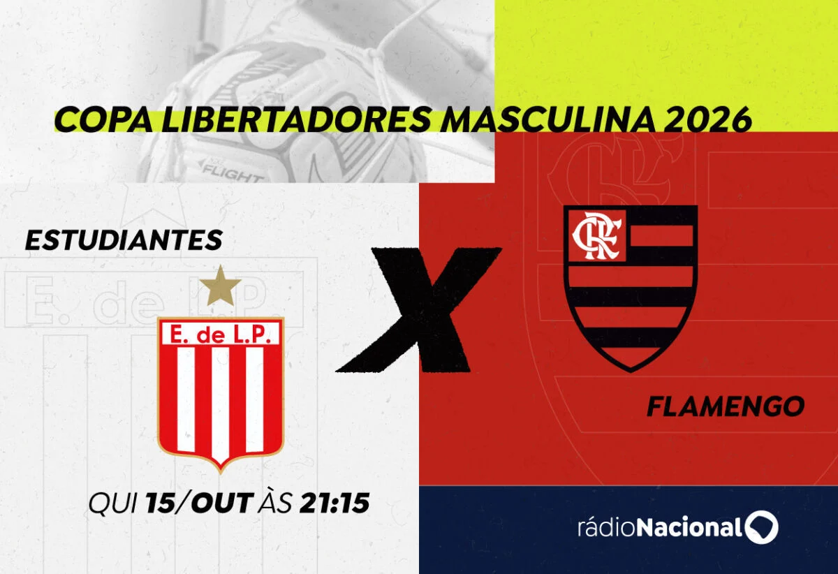 Flamengo encara Estudiantes na Argentina com cobertura ao vivo da Rádio Nacional nesta quinta