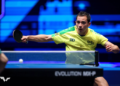 Hugo Calderano enfrenta Patrick Franziska em busca de vaga nas quartas do China Smash