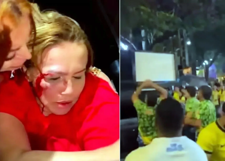 Iara Pimentel é atingida por objetos durante carreata política em Montes Claros