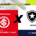 Internacional e Botafogo se enfrentam neste sábado pelo Campeonato Brasileiro